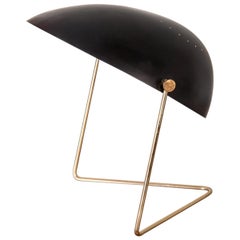 Vintage Black Gerald Thurston Cricket Lamp for Lightolier
