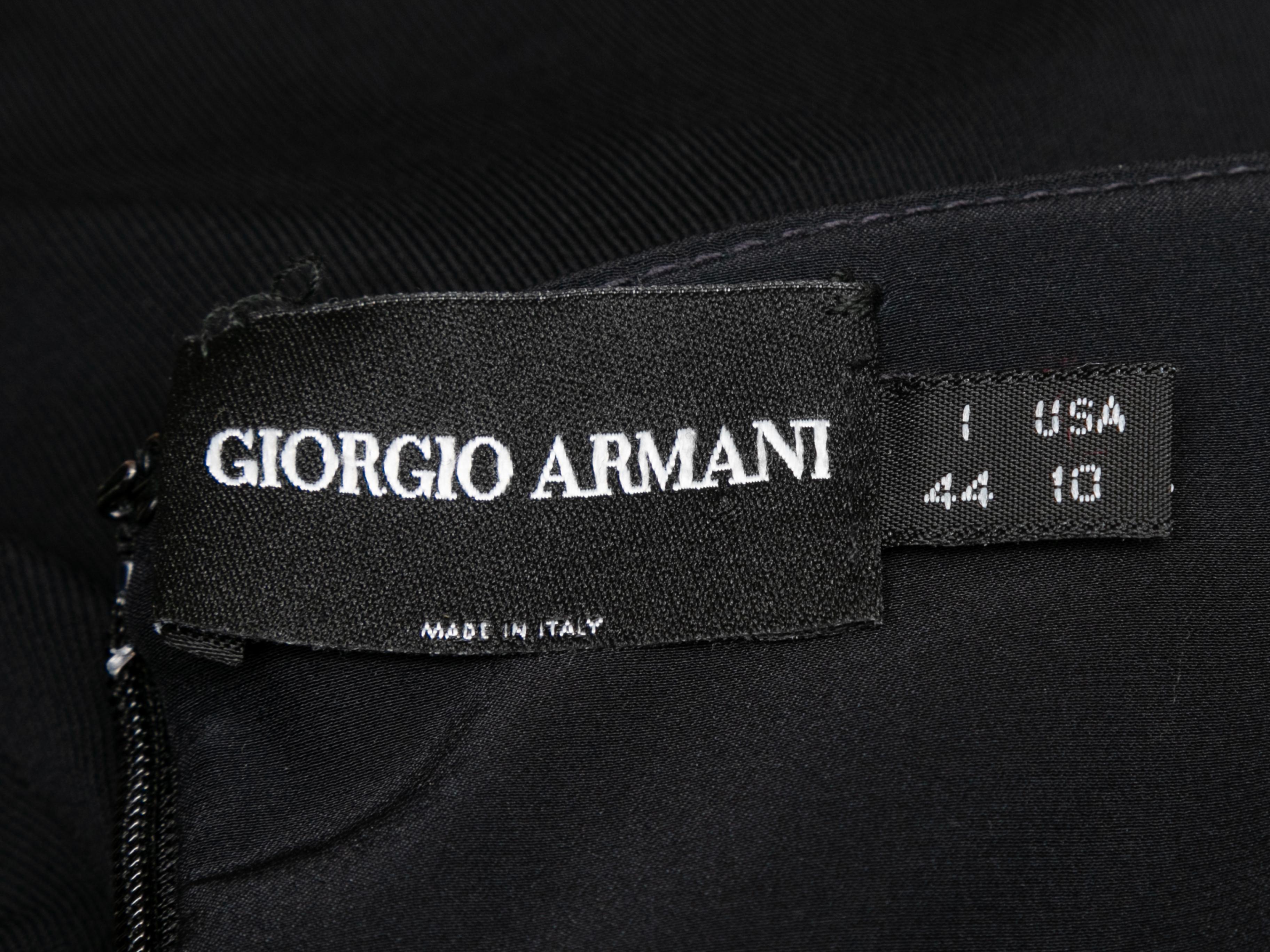 Women's Black Giorgio Armani Long Sleeveless Gown Size IT 44
