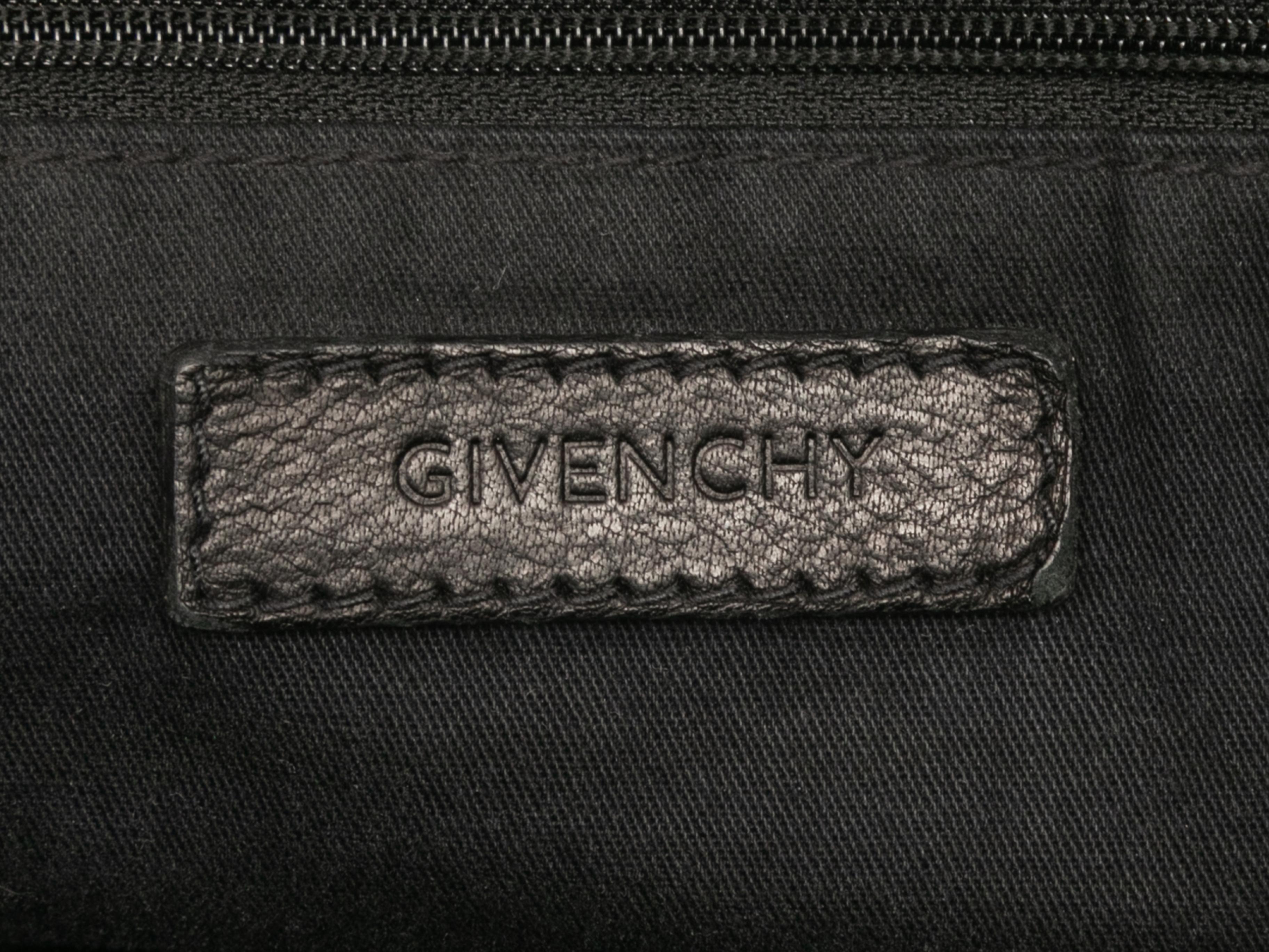 Black Givenchy Large Leather Buckle Tote For Sale 1