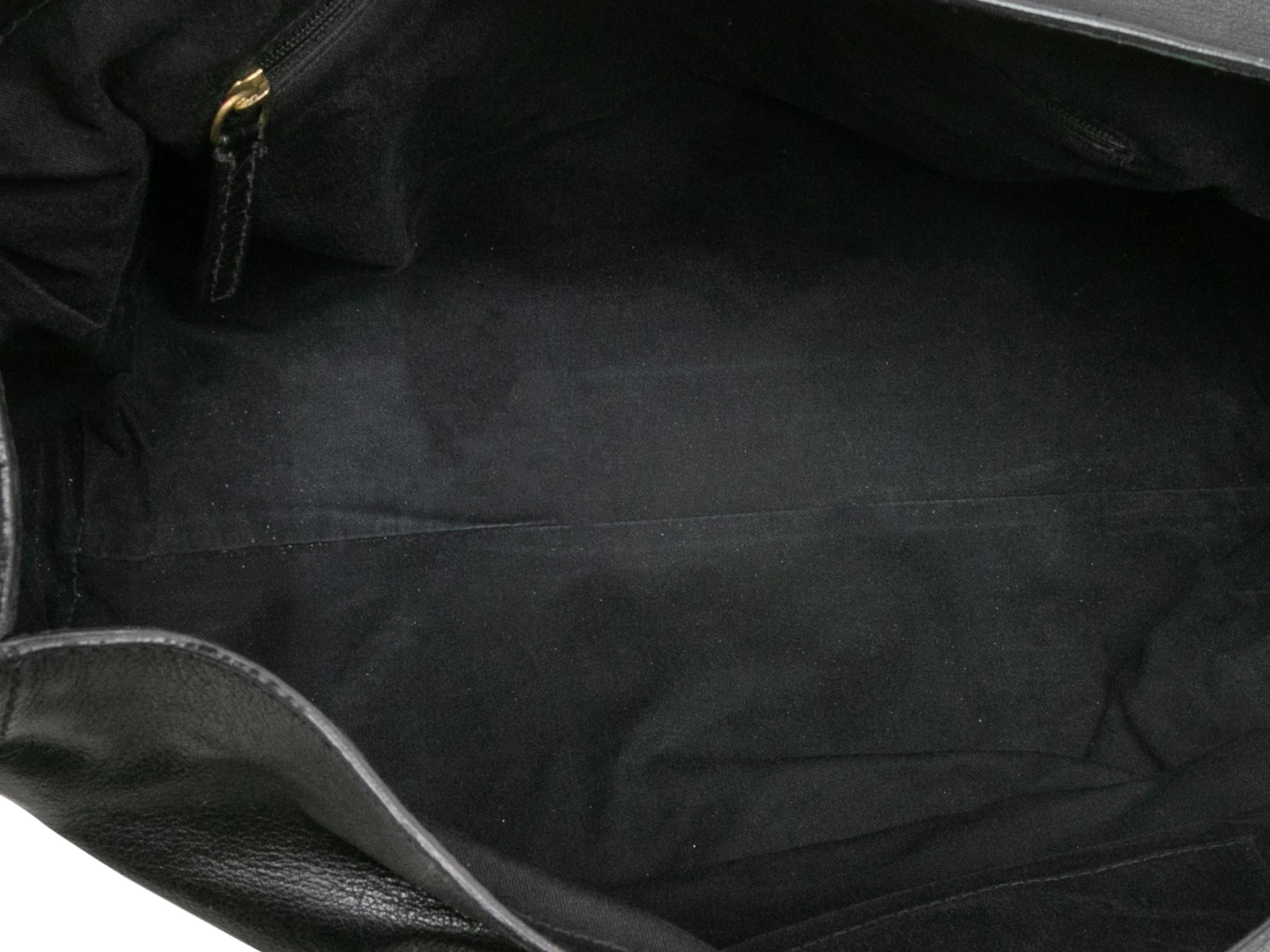 Black Givenchy Large Leather Buckle Tote For Sale 2