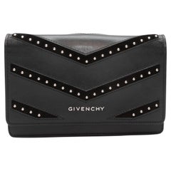 Black Givenchy Leather Wallet-On-Chain