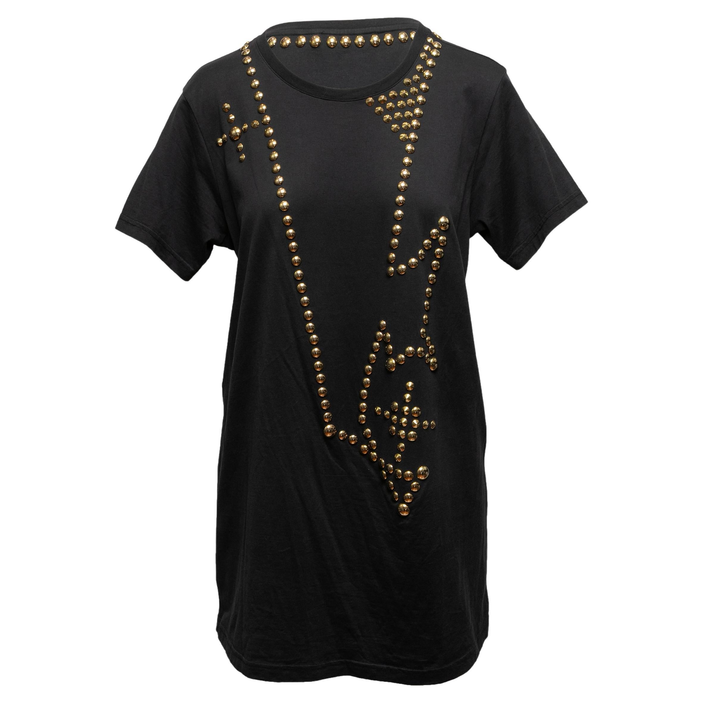 T-Shirt à manches courtes clouté Givenchy noir Taille US XS
