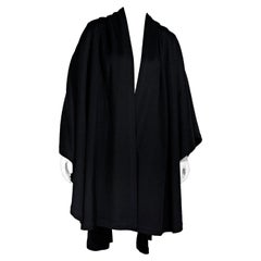 Black Givenchy Wool Cape