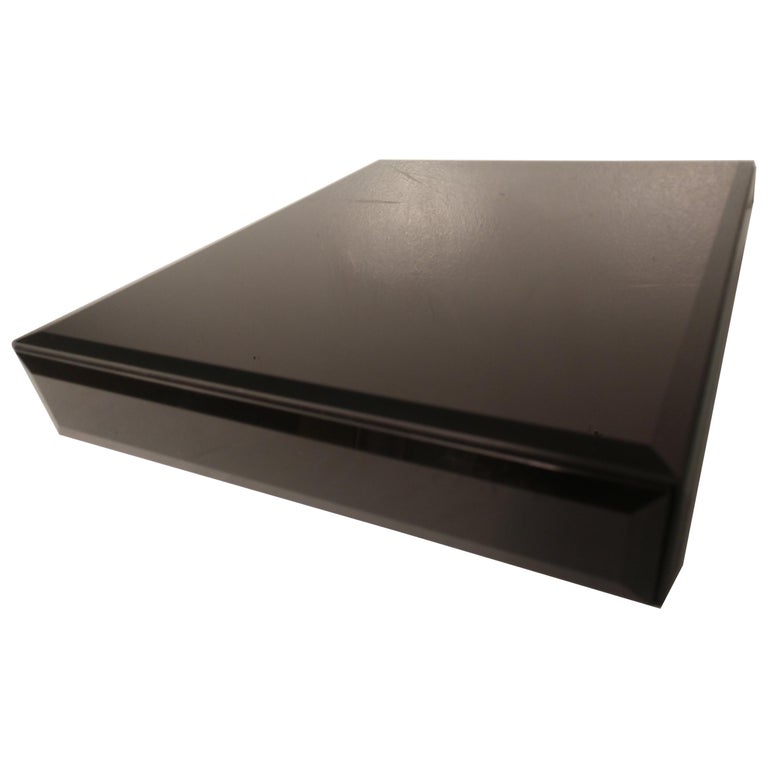 Scatole da esposizione in vetro nero smussato Roberto Cavalli in