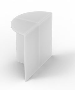 Black Glass "Fifty Tall" Coffee Table, Sebastian Scherer