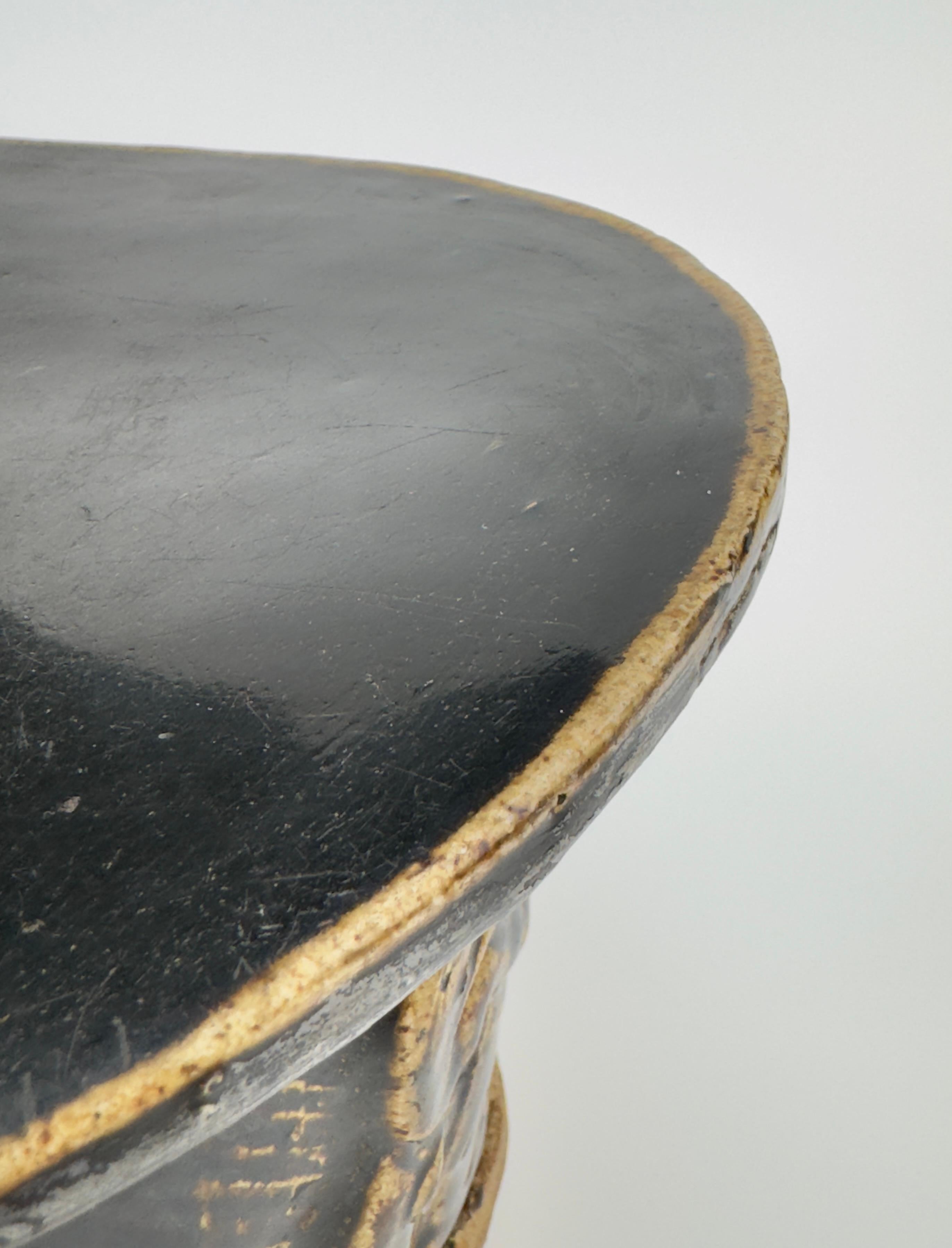 Black-glazed Lion Pillow, Northern Song-Jin Dynasty For Sale 9