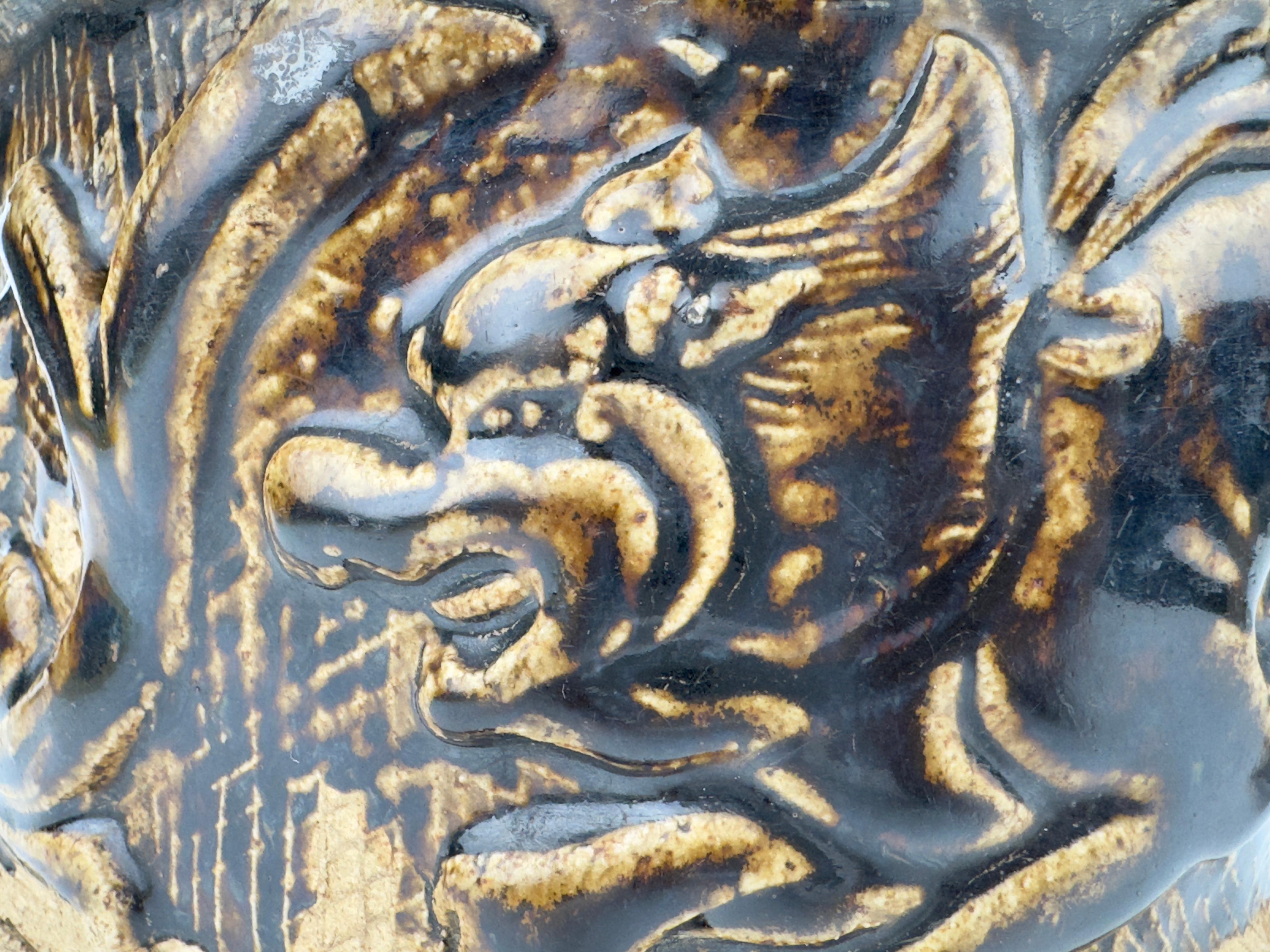Black-glazed Lion Pillow, Northern Song-Jin Dynasty For Sale 12