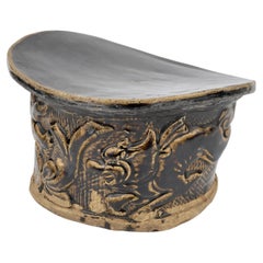 Black-glazed Lion Pillow, Northern Song-Jin Dynasty