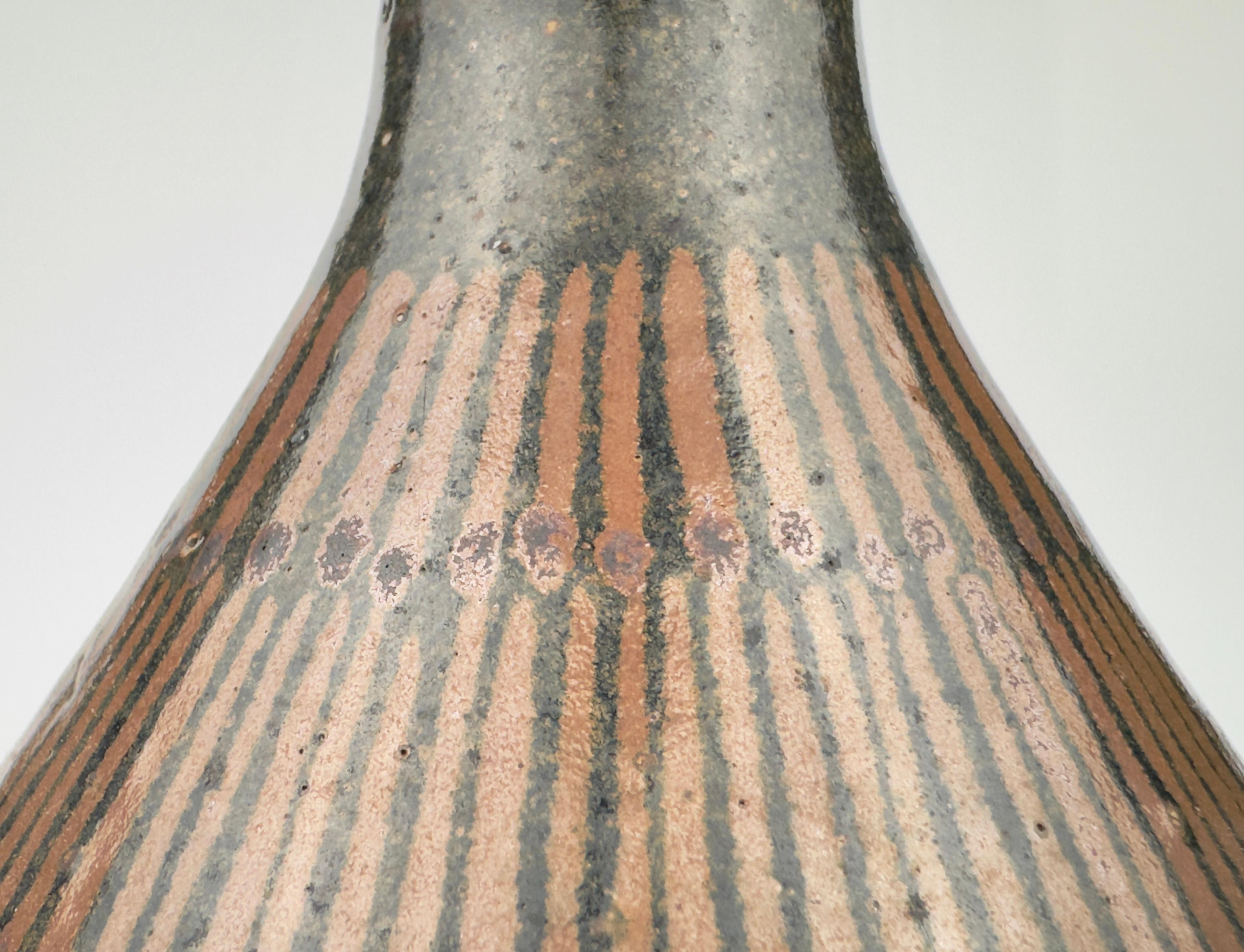 Black-Glazed Russet-Painted Bottle Vase, Northern Song-Jin Dynasty For Sale 1