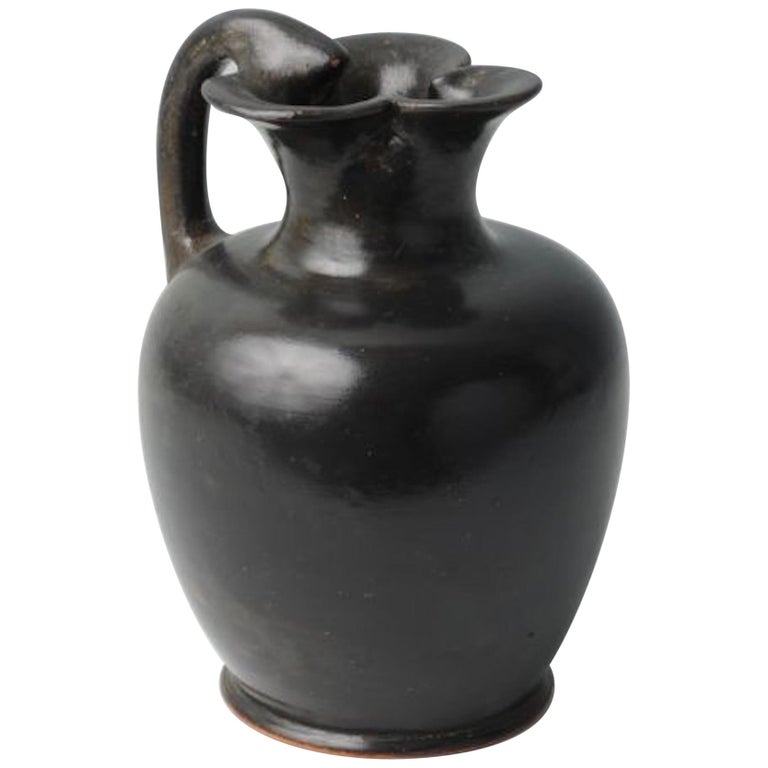 Black Glazed Shoulder Oinochoe Of Shape 2 Athens Circa 450 Bc