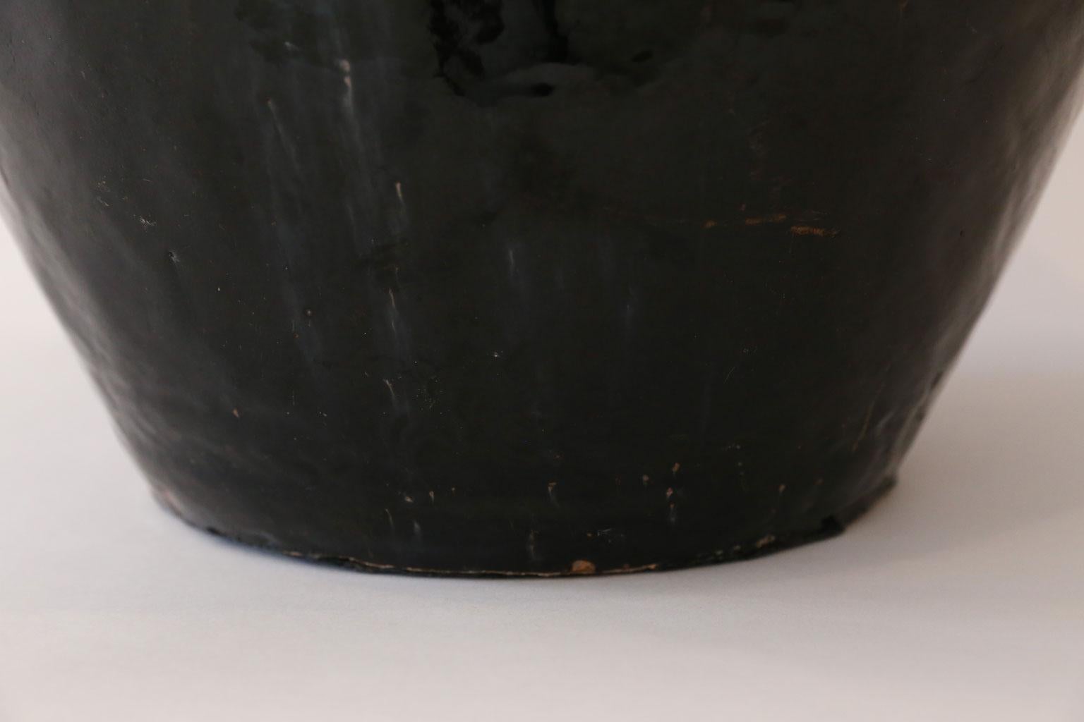 Black Glazed Terracotta Table Lamp at 1stDibs | black terracotta lamp ...