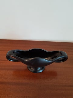 Black Glazed Vase by the Fulham Pottery Co.