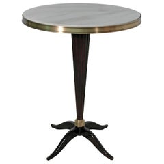 Black Gloss Round Side Table