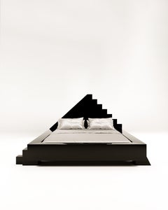 Black Glossy Lacquer Paint, Gradual Seduction Bed By OMER OZTURK