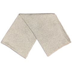 BLACK GOAT Light Gray Sequined Cashmere Scarf