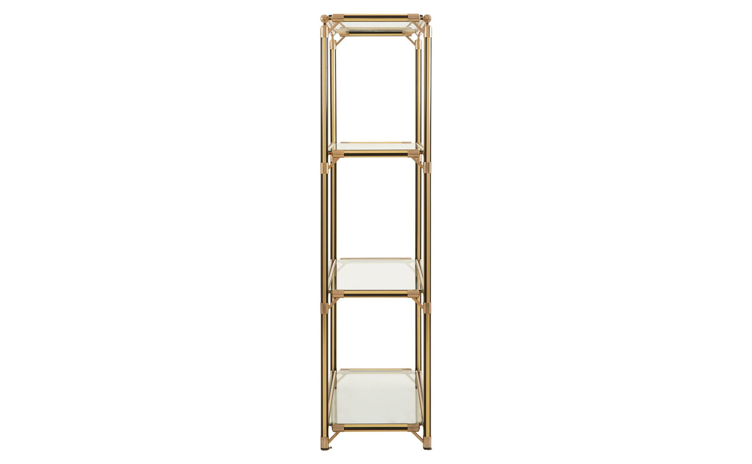 Black and Gold Etagere (Hollywood Regency)