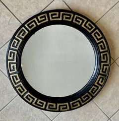 Black & Gold Greek Key Wall Mirror