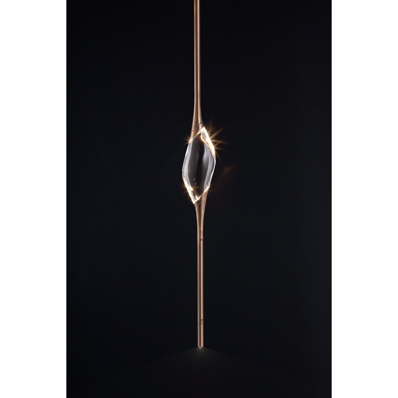 Italiano Lampada a sospensione Black + Gold Il Pezzo 12 di Il Pezzo Mancante in vendita