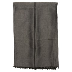 Black & Gold Loro Piana Cashmere-Blend Scarf