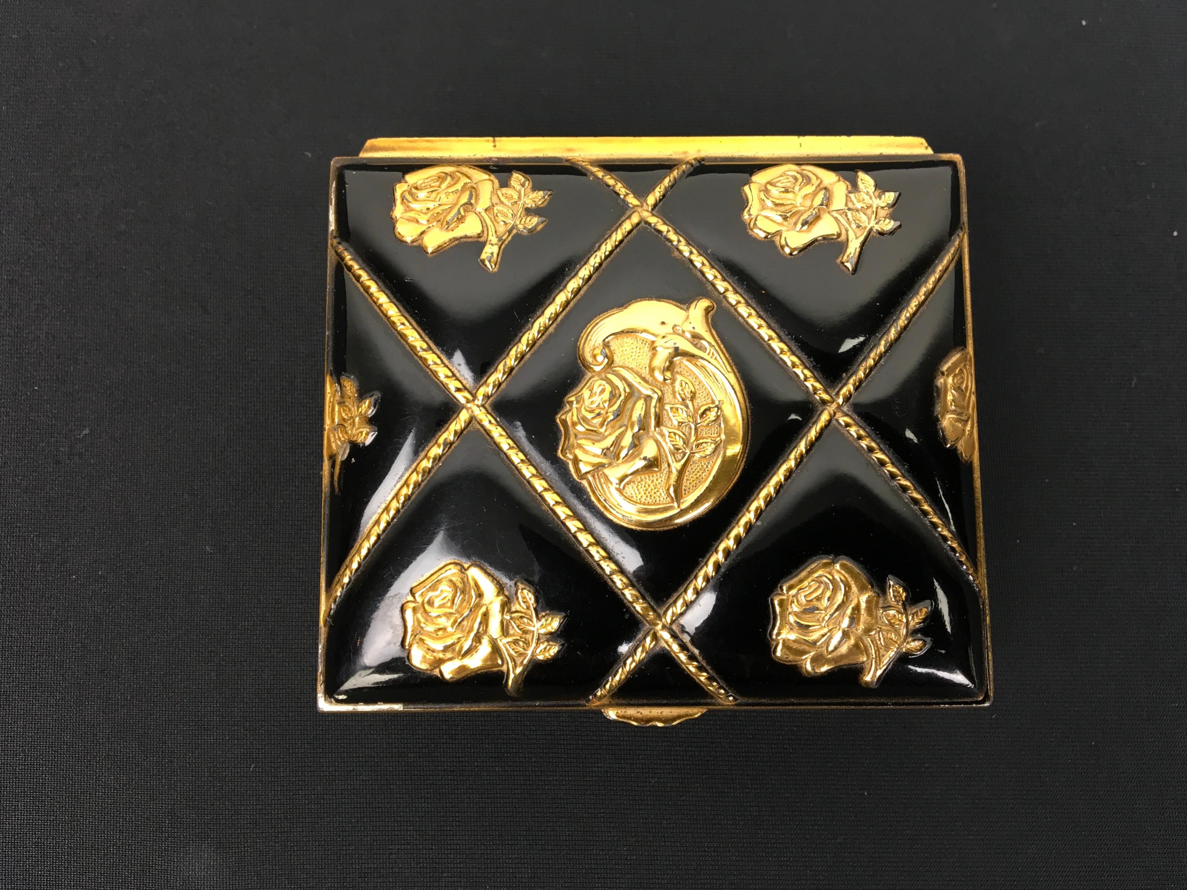gold metal box