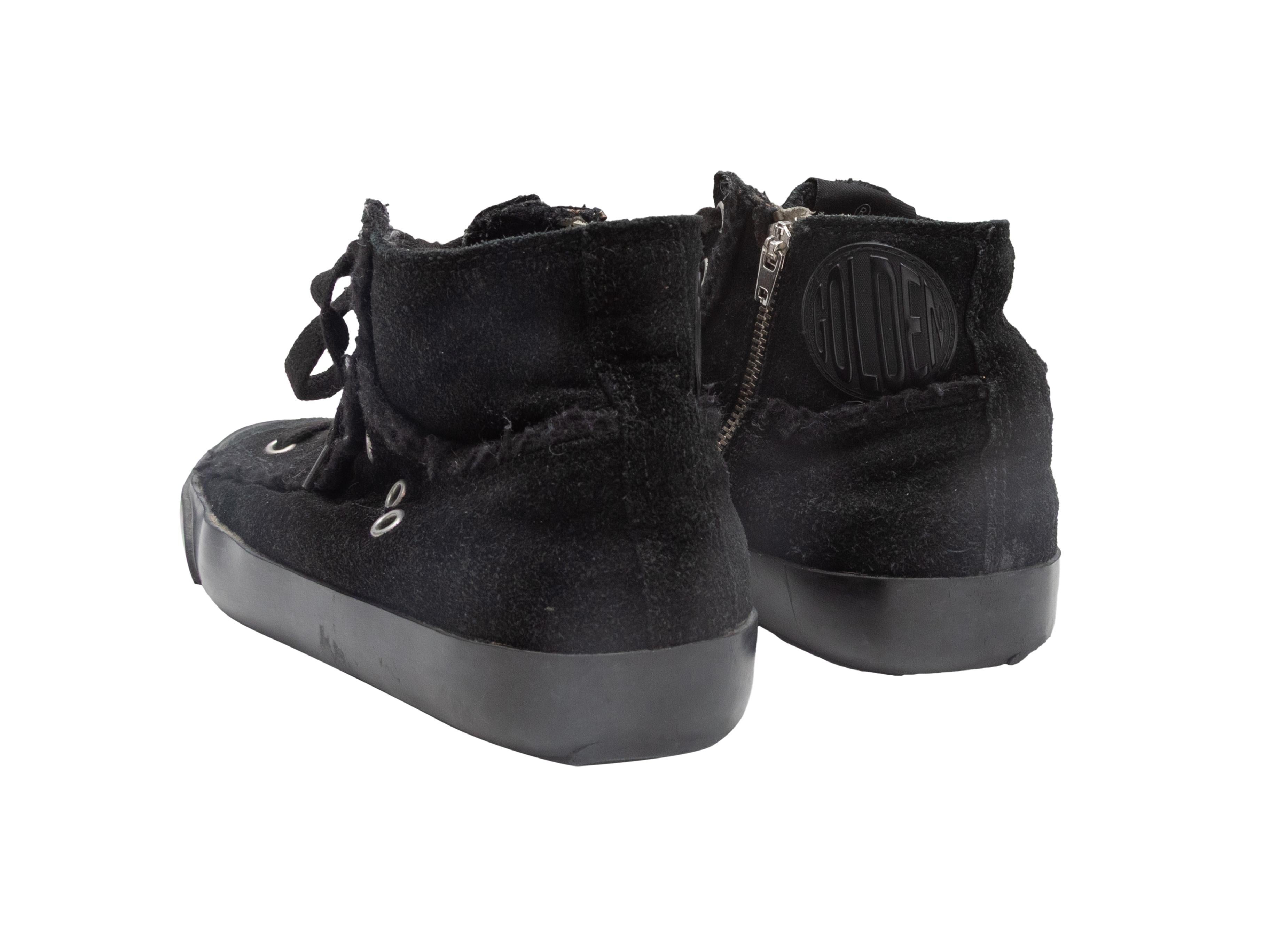 Donna Scarpe da ginnastica alte Golden Goose nere taglia 38 in vendita