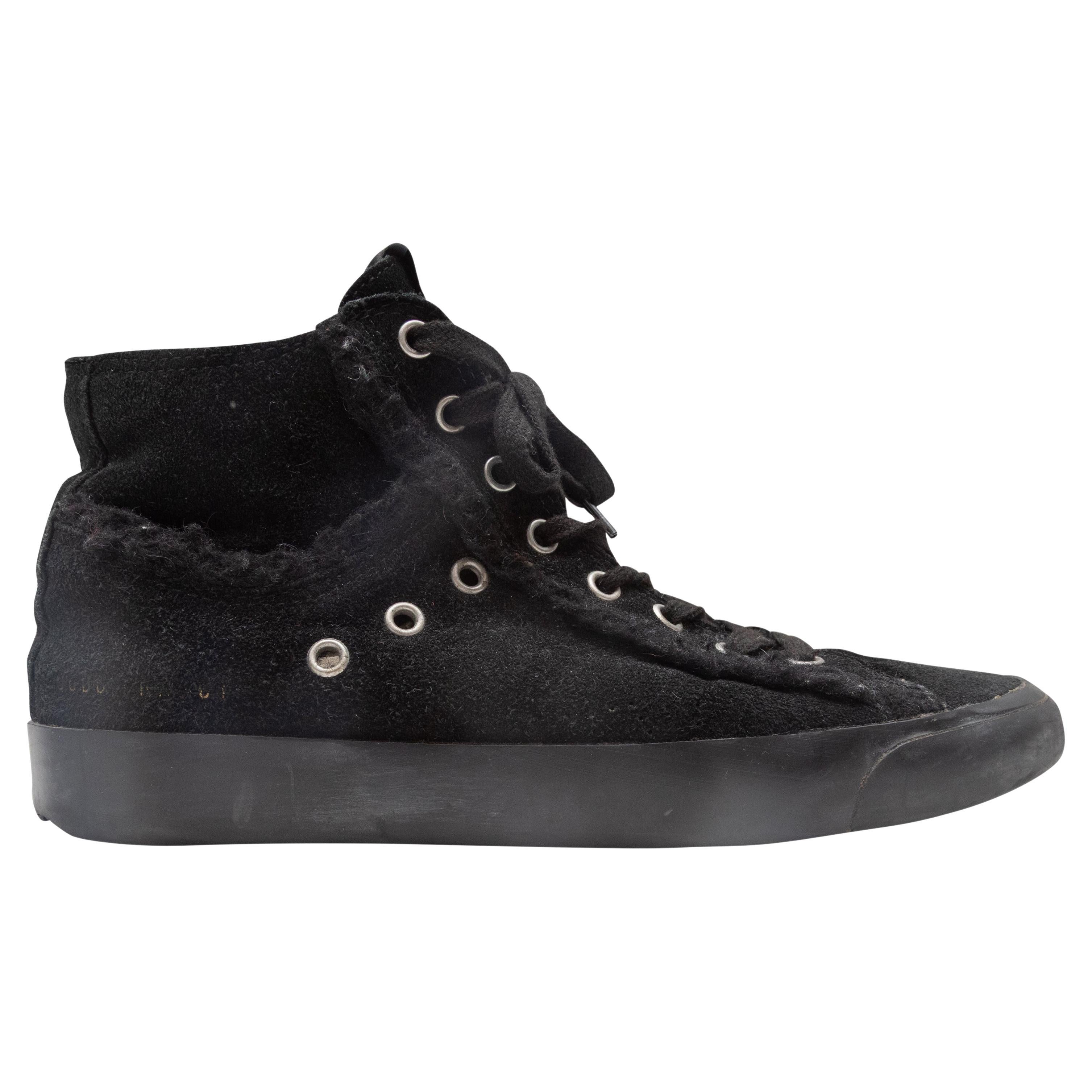 Scarpe da ginnastica alte Golden Goose nere taglia 38 in vendita