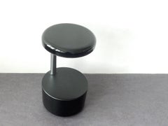 Black Golf Stool by Roberto Lucci and Paolo Orlandini for Velca, Italy, 1970s