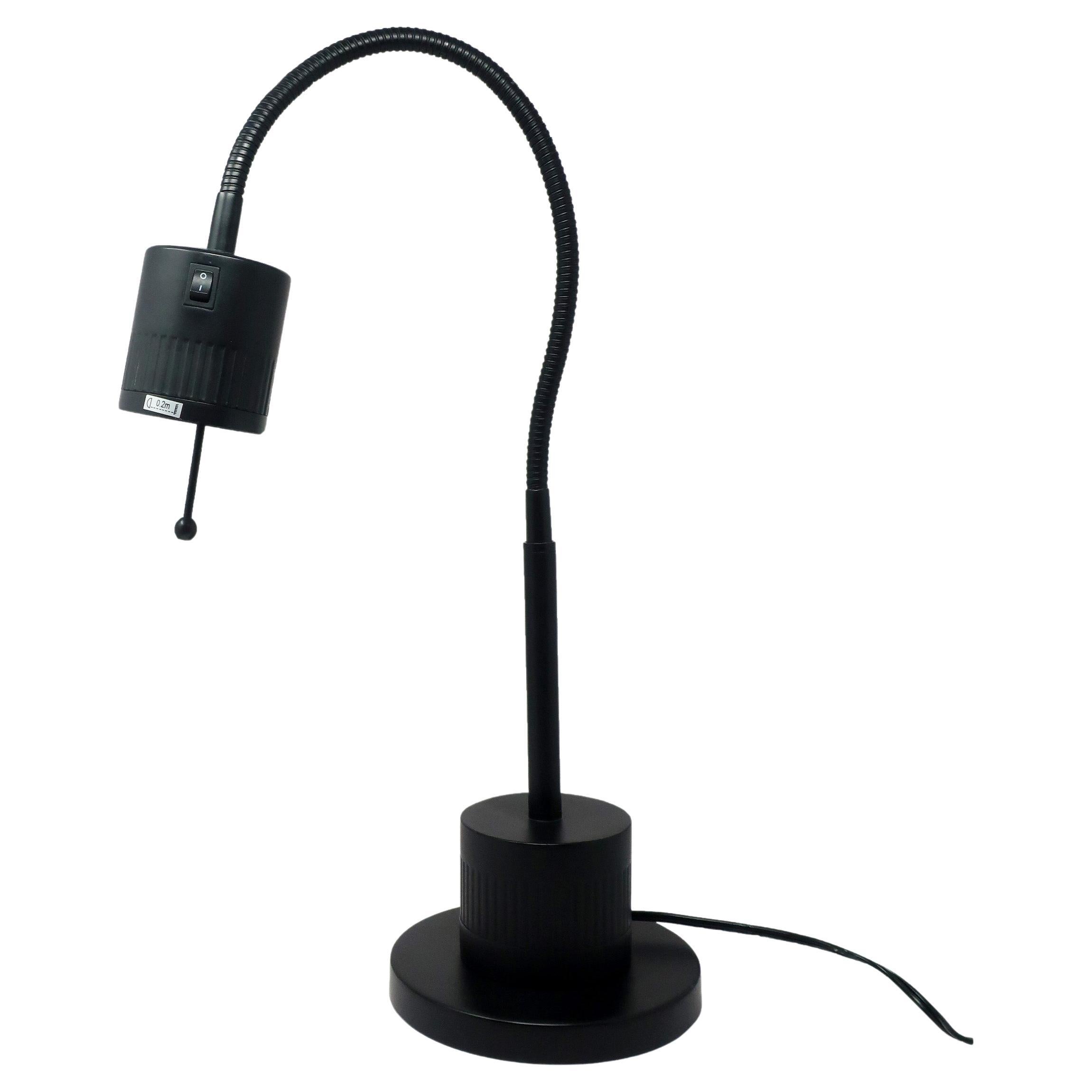 Black Gooseneck Desk Lamp by Tensor For Sale