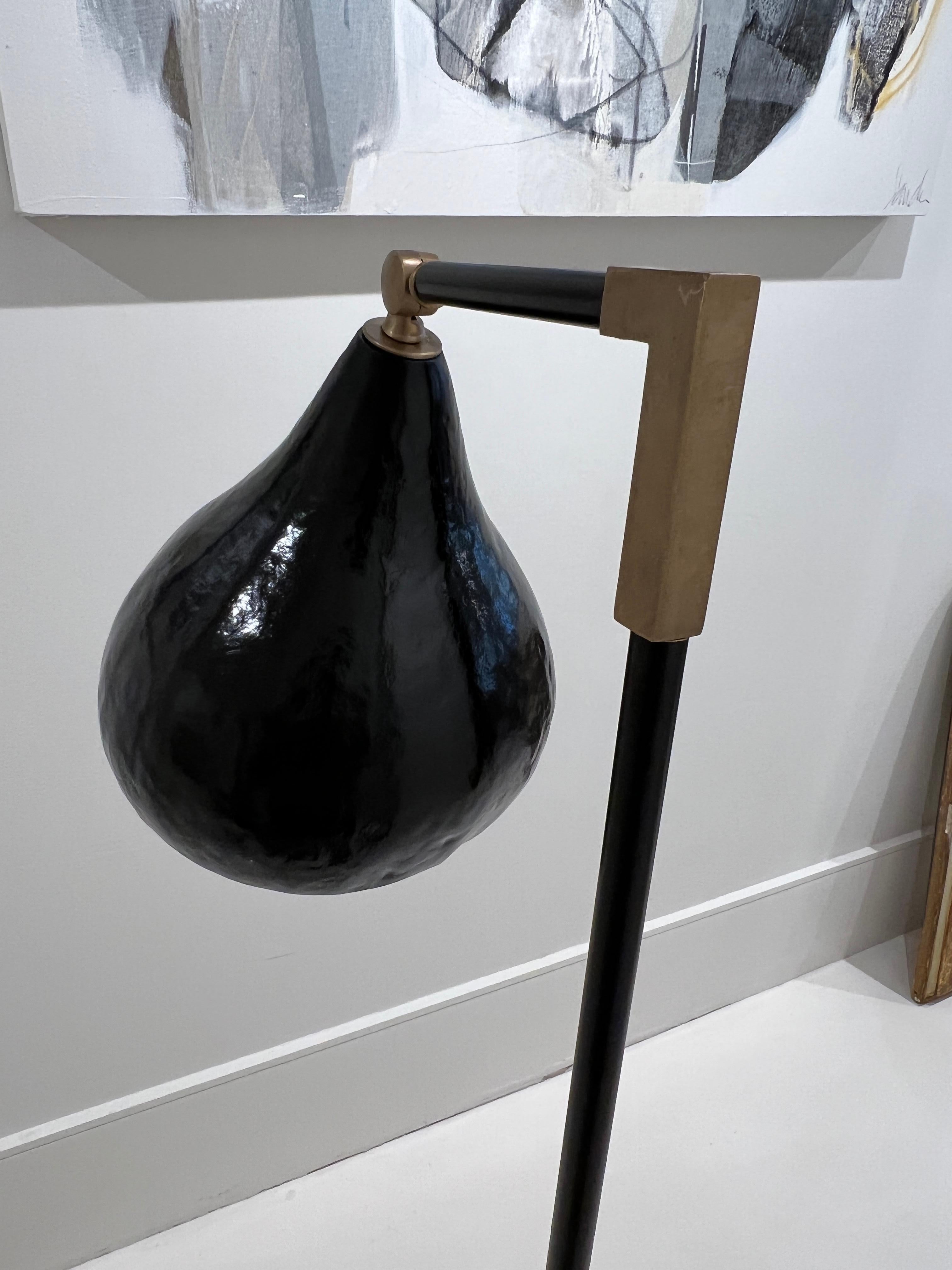 Black Gourd Floor Lamp 1