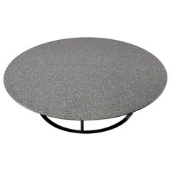 Black Granite and Iron Coffee Table by Laura Graziotti for Arflex