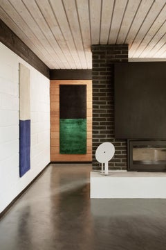 Black / Green Handwoven Tapestry by Calyah
