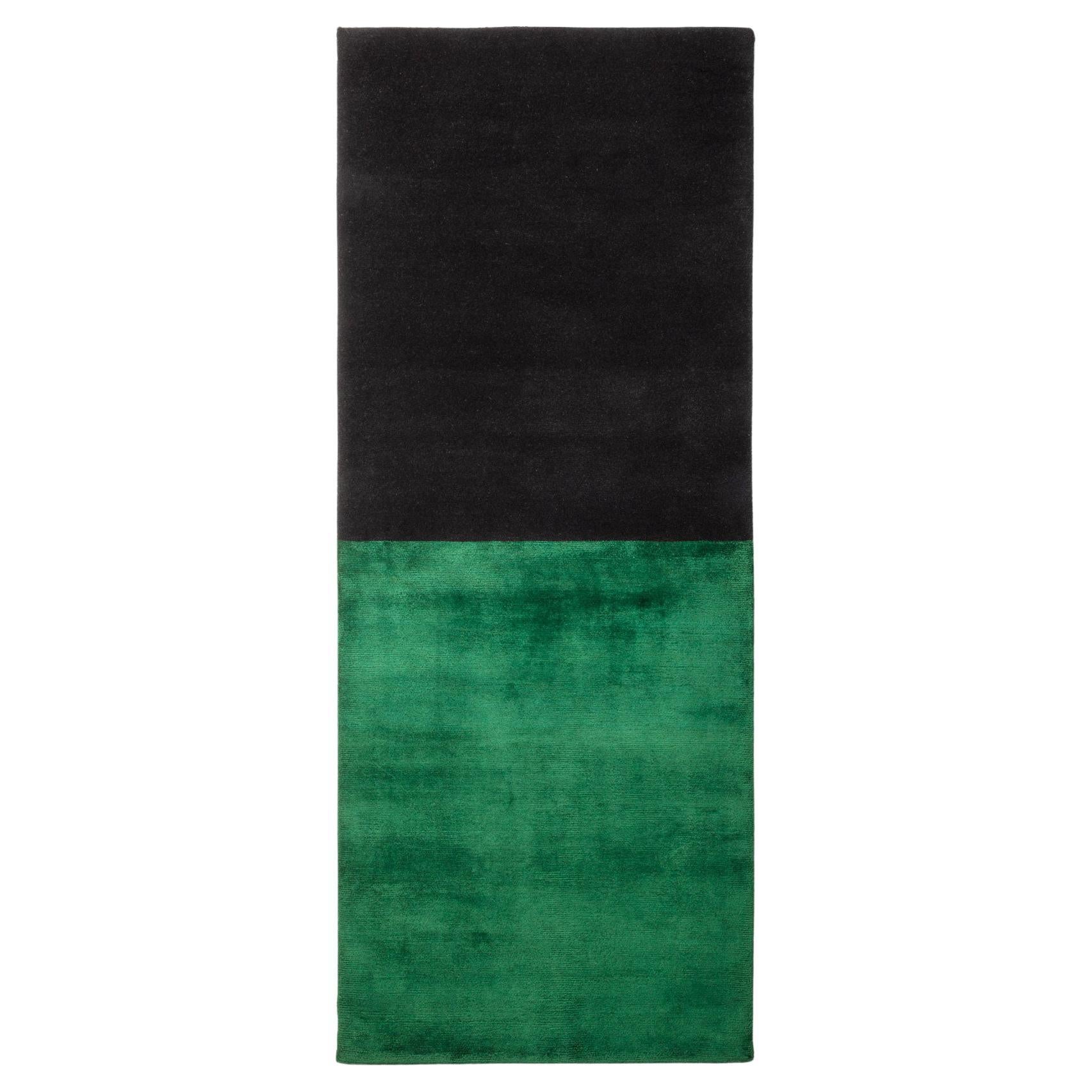 Black / Green Handwoven Tapestry by Calyah