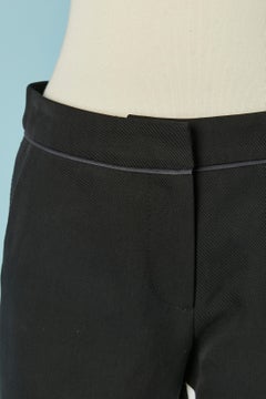 Black, grey and white patchwork cotton trouser CHRISTIAN DIOR