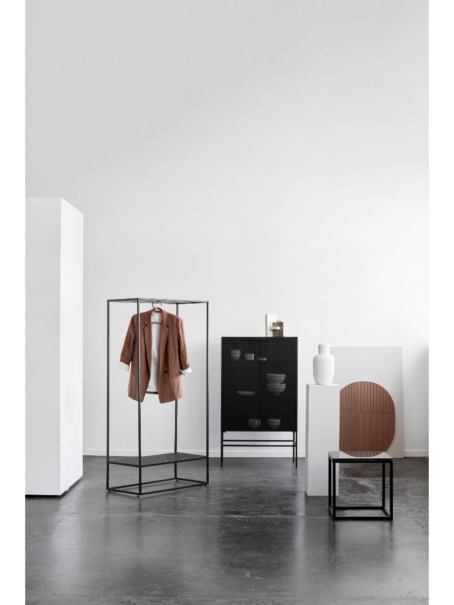 Contemporary Black Grid Coat Stand by Kristina Dam Studio For Sale