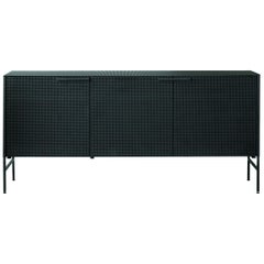 Black Grid Sideboard by Kristina Dam Studio