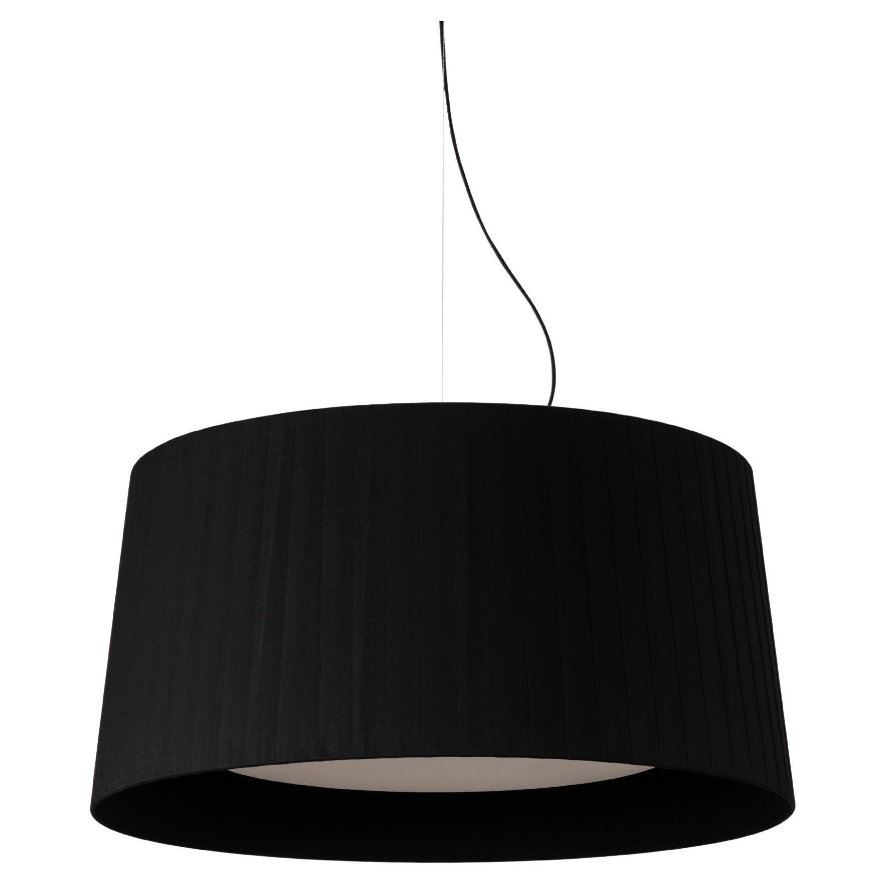 Lampada a sospensione GT7 nera di Santa & Cole
