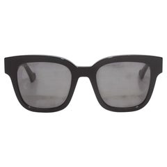 Black Gucci Acetate GG Logo Sunglasses