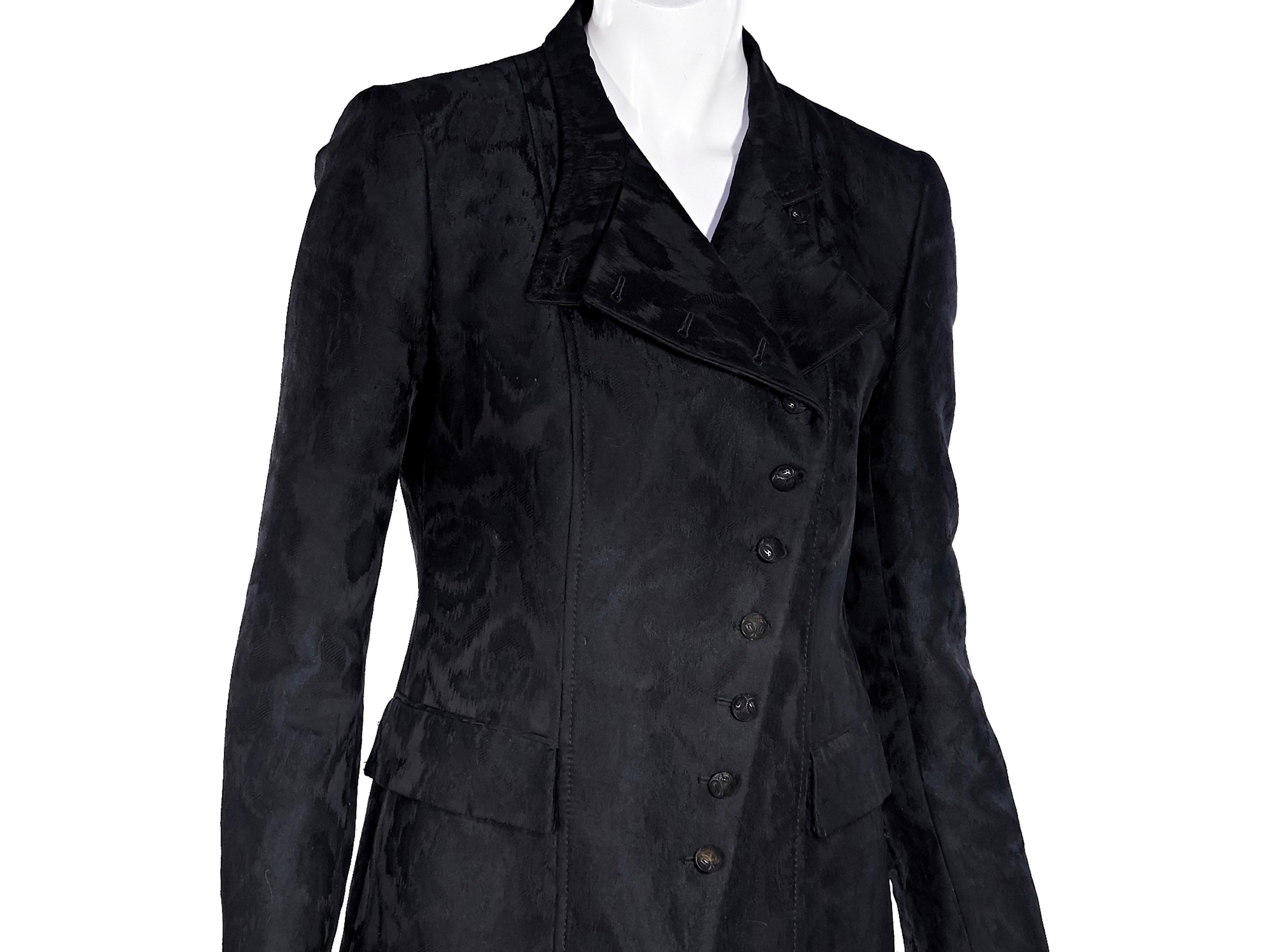 Women's or Men's  Gucci Black Brocade Wool-Blend Jacket