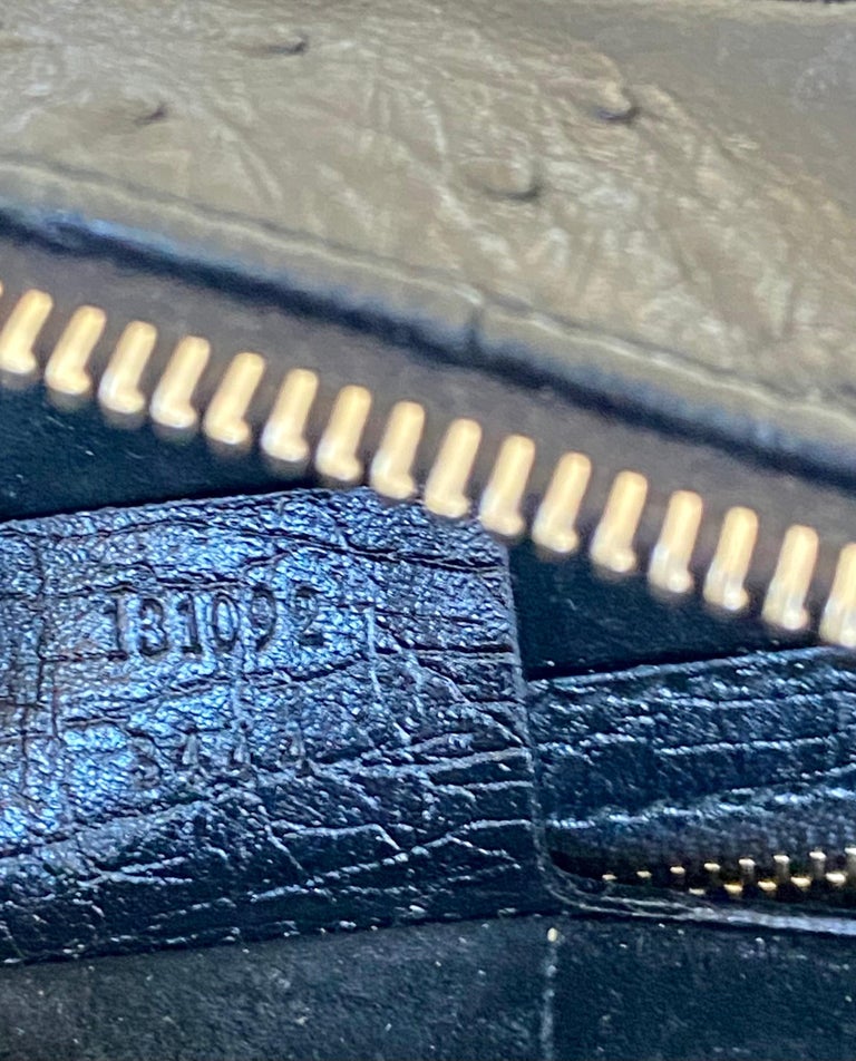 Gucci by Tom Ford Black Ostrich Leather Horsebit Oversized Shoulder Bag ...