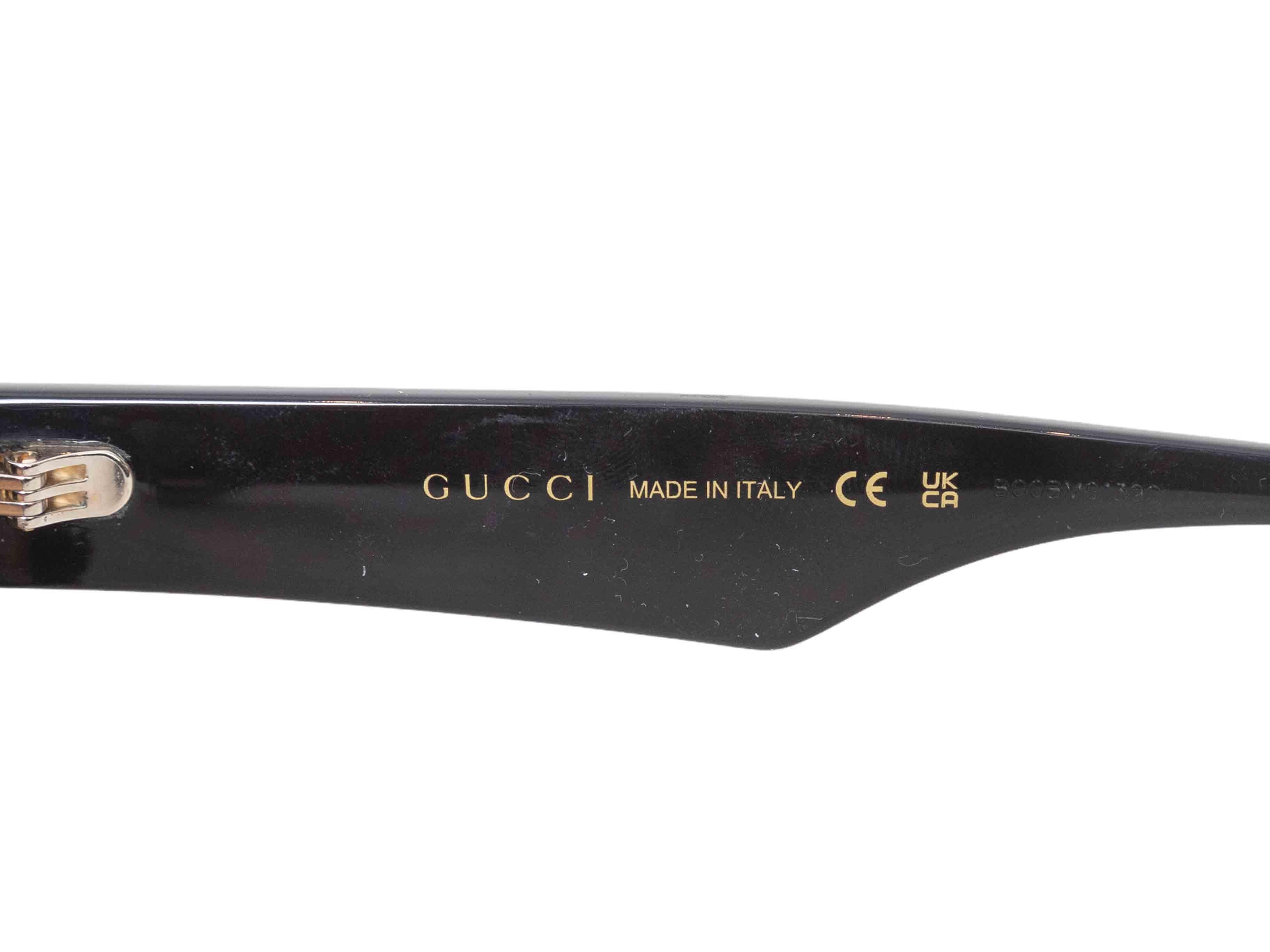 Occhiali da sole neri Gucci Cat-Eye In condizioni buone in vendita a New York, NY