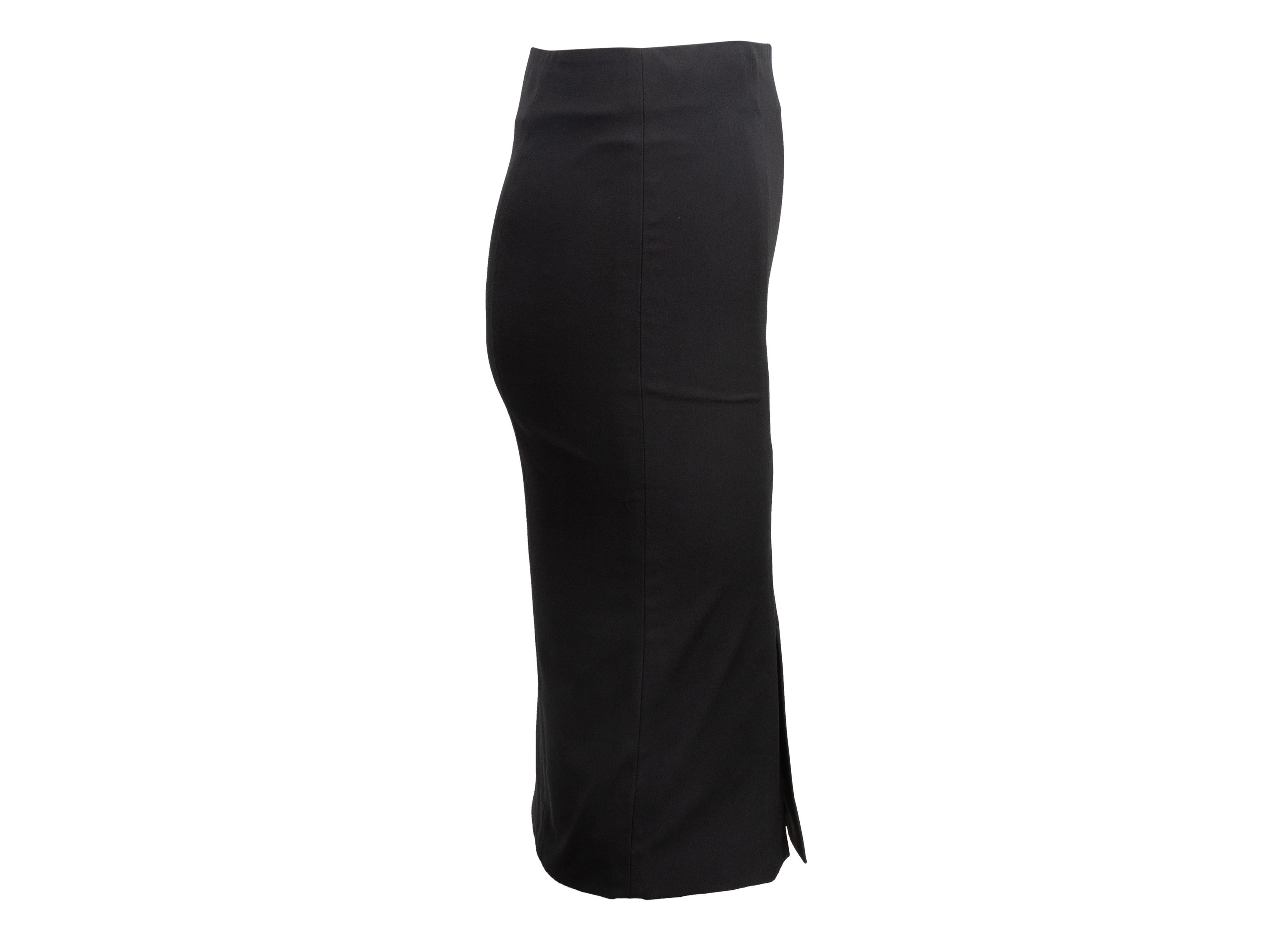 Gucci jupe fourreau noire longueur genou, taille IT 38 Bon état - En vente à New York, NY