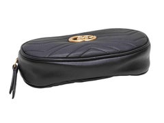 Black Gucci Marmont Mini Bum Bag