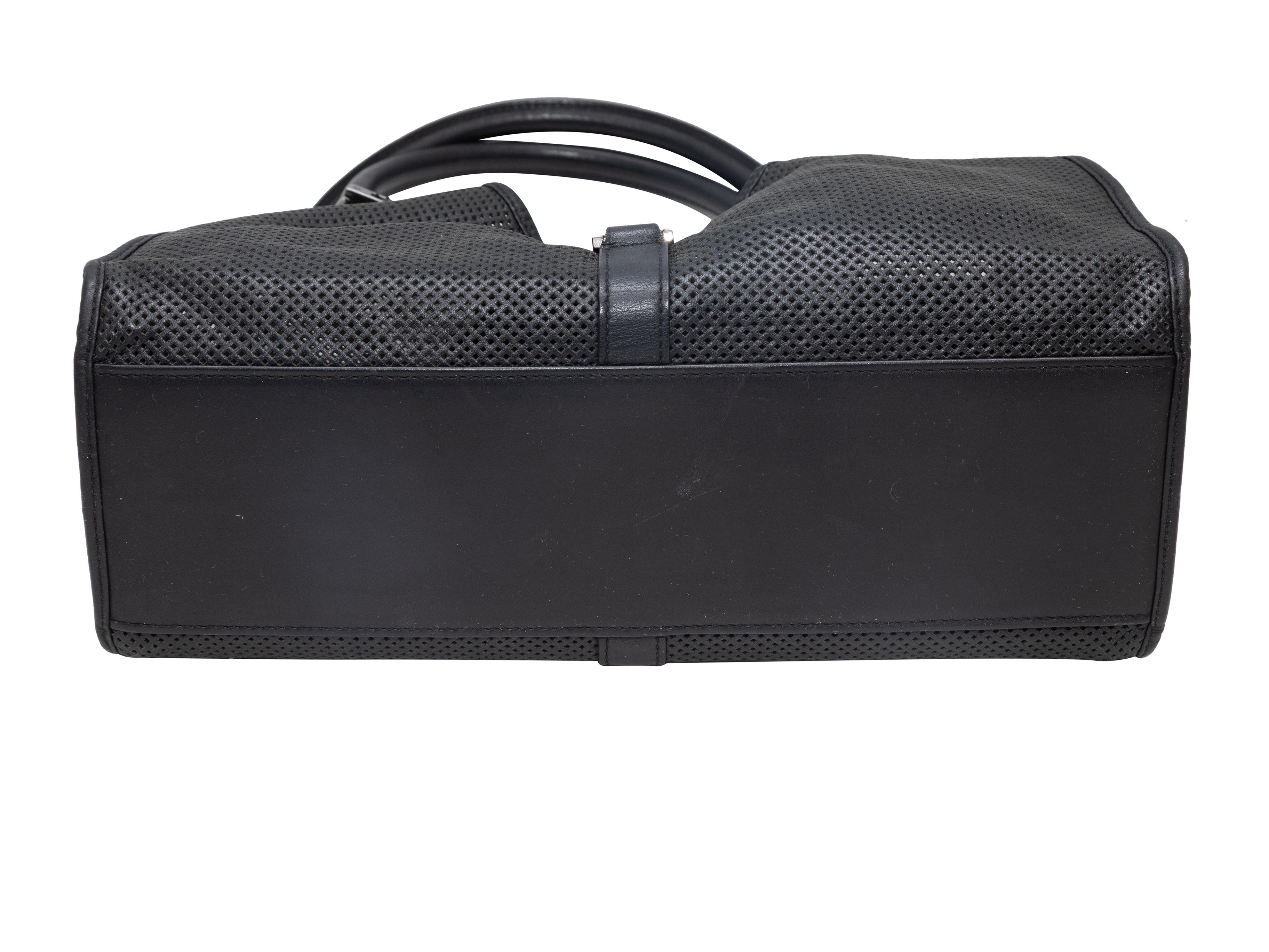 Bolso Jackie negro de piel perforada de Gucci en Bueno estado para la venta en New York, NY