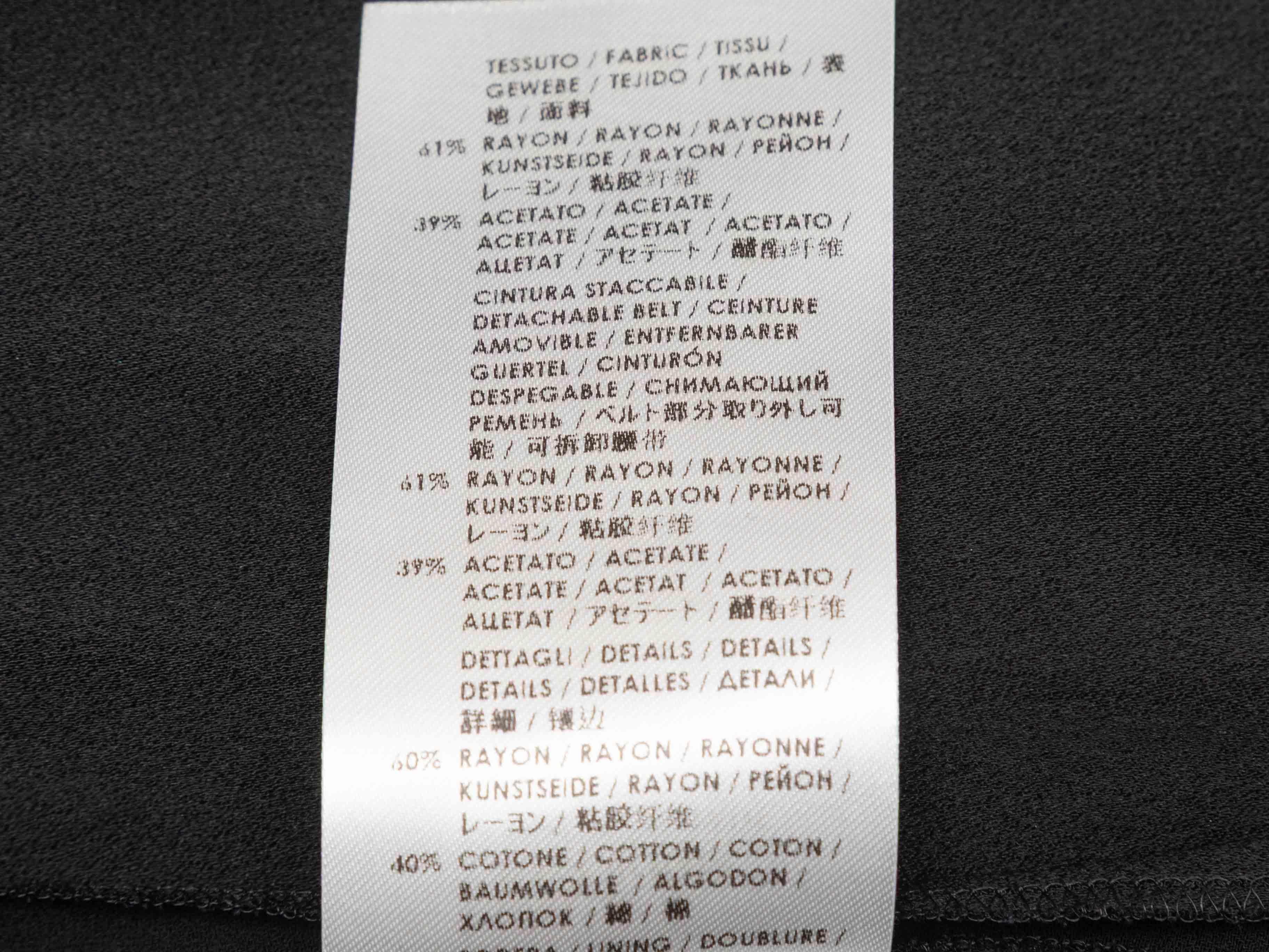 De las mujeres Mono negro con cinturón y sin mangas Gucci Talla IT 38 en venta