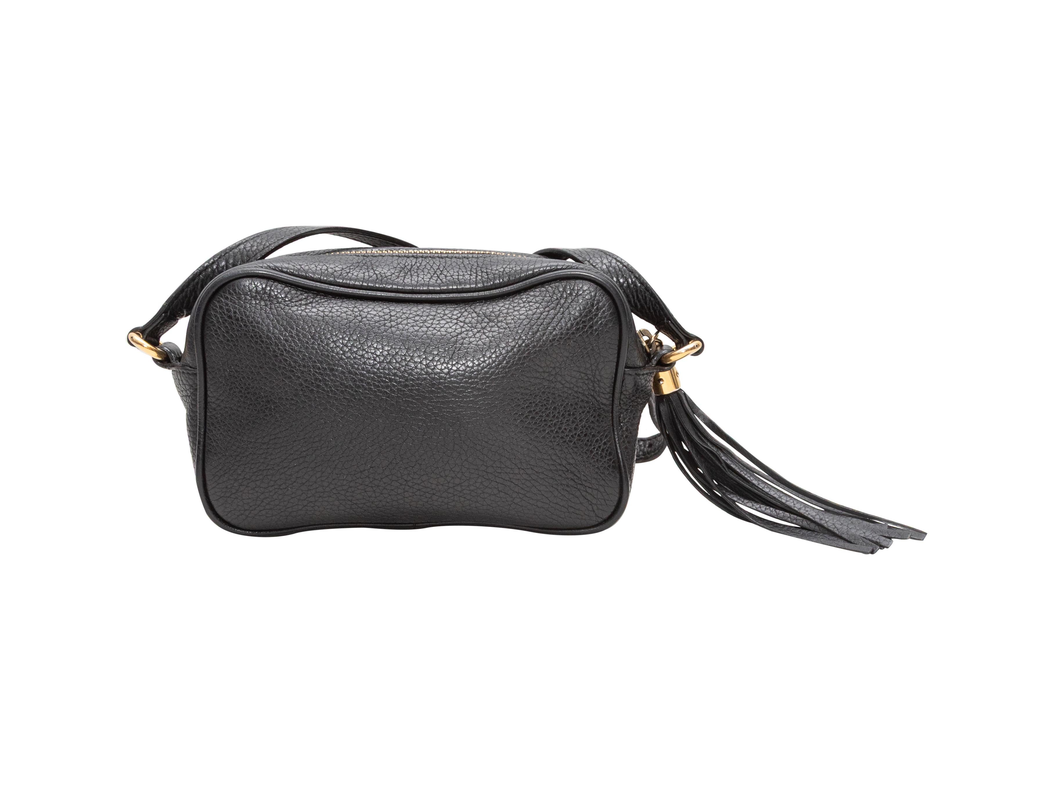Black Gucci Small Disco Crossbody Bag In Good Condition For Sale In New York, NY