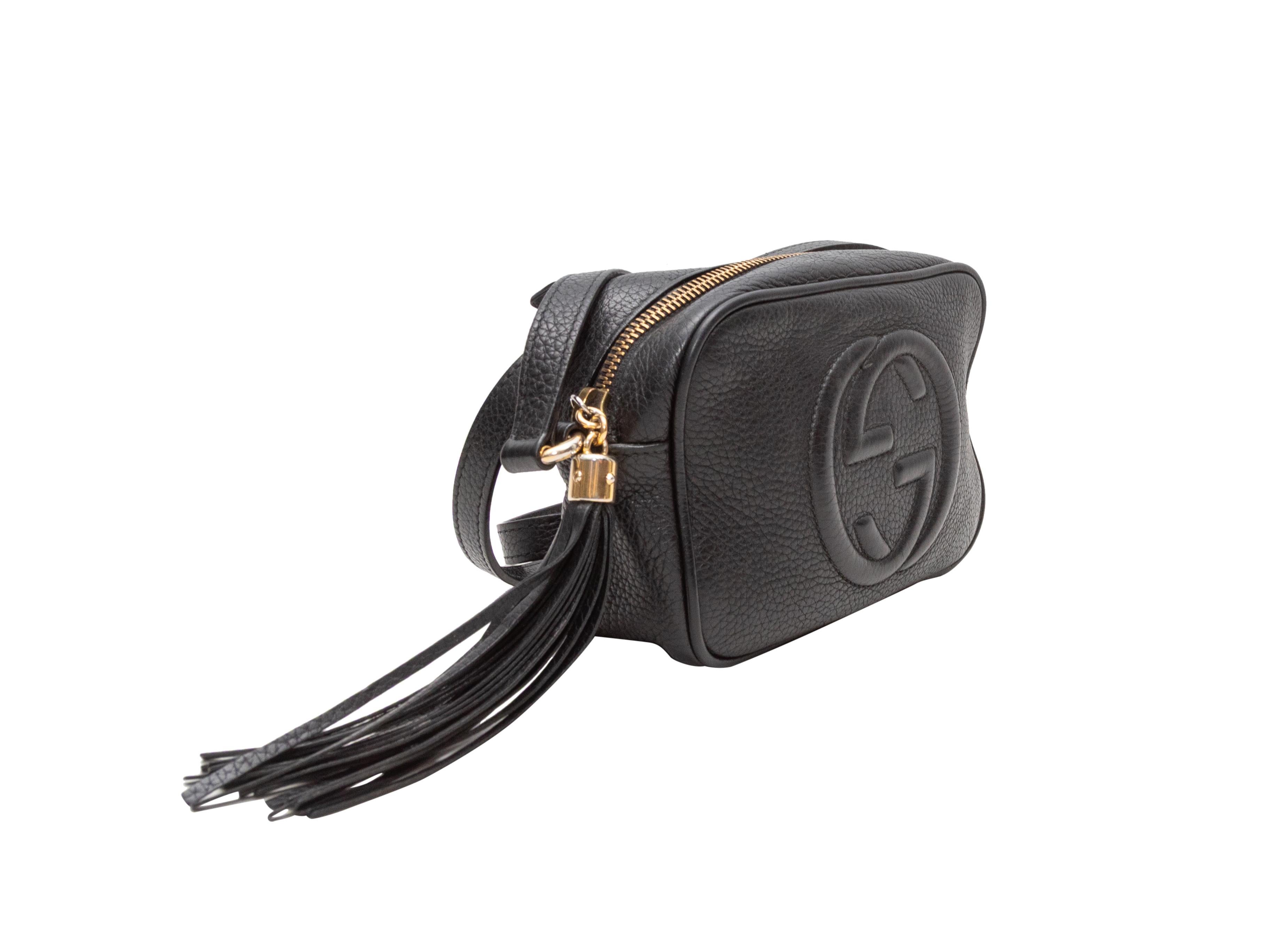 Black Gucci Small Disco Crossbody Bag For Sale 1