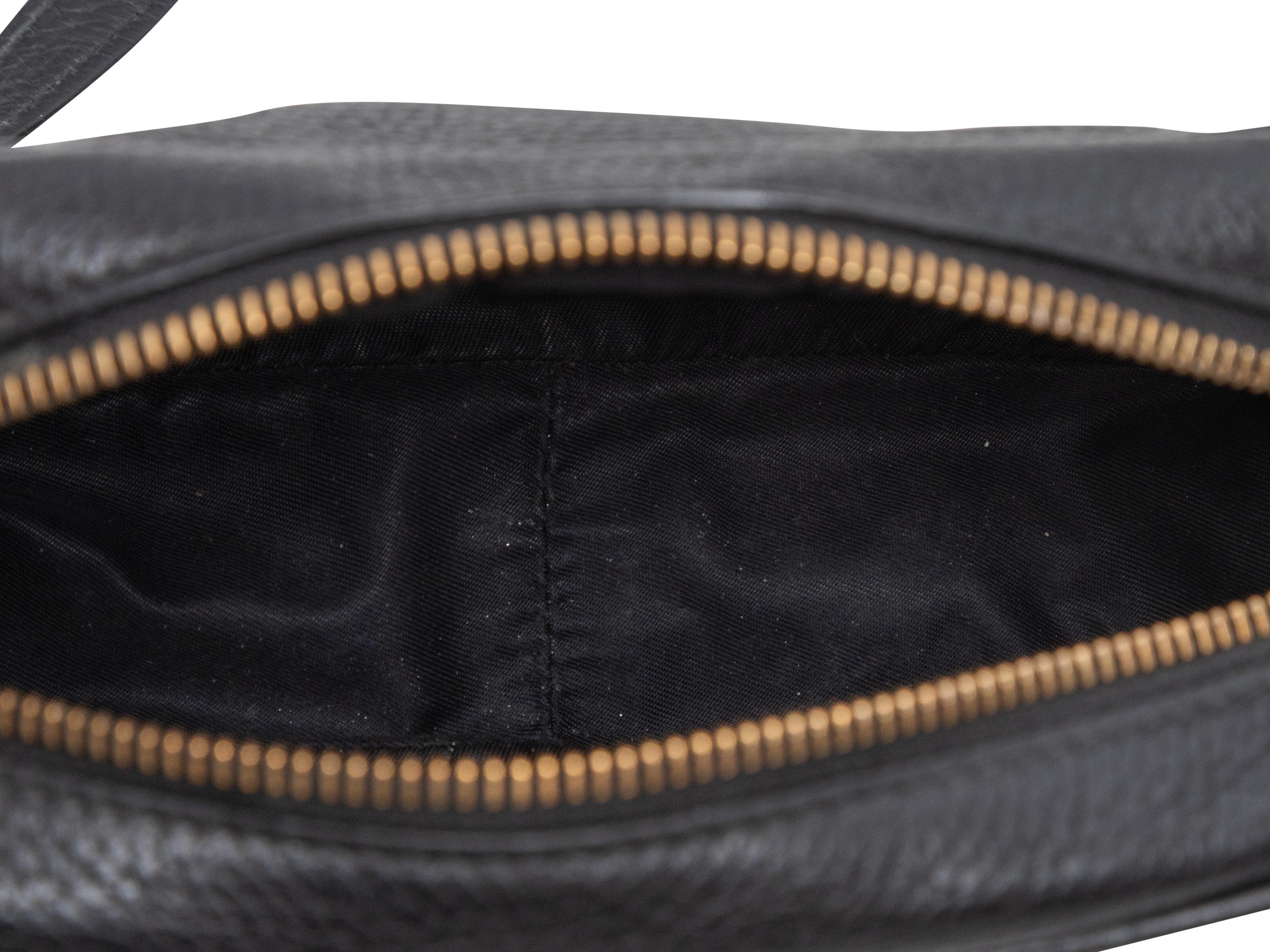 Black Gucci Small Disco Crossbody Bag For Sale 3