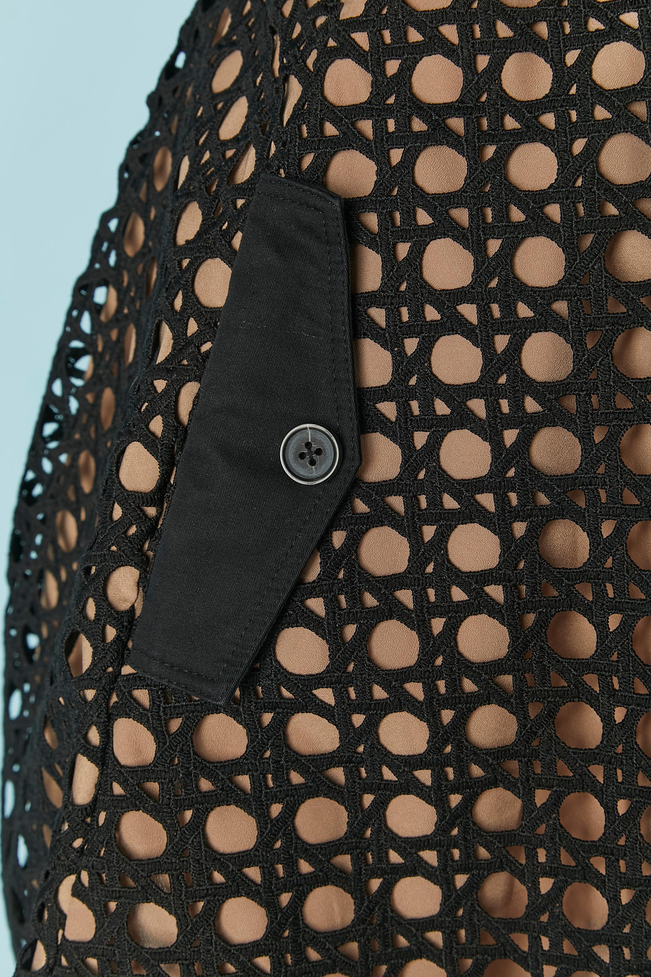 Black guipure cocktail dress SELF -PORTRAIT For Sale 1
