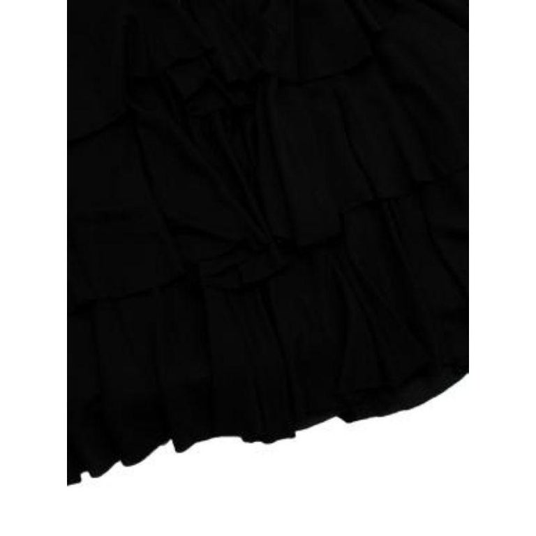 Black Halter Pleated Mini Dress For Sale at 1stDibs