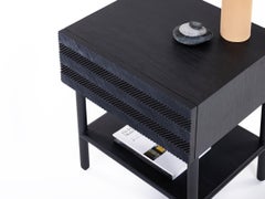 Contemporary Night Stand Hand Carved Cedar Wood